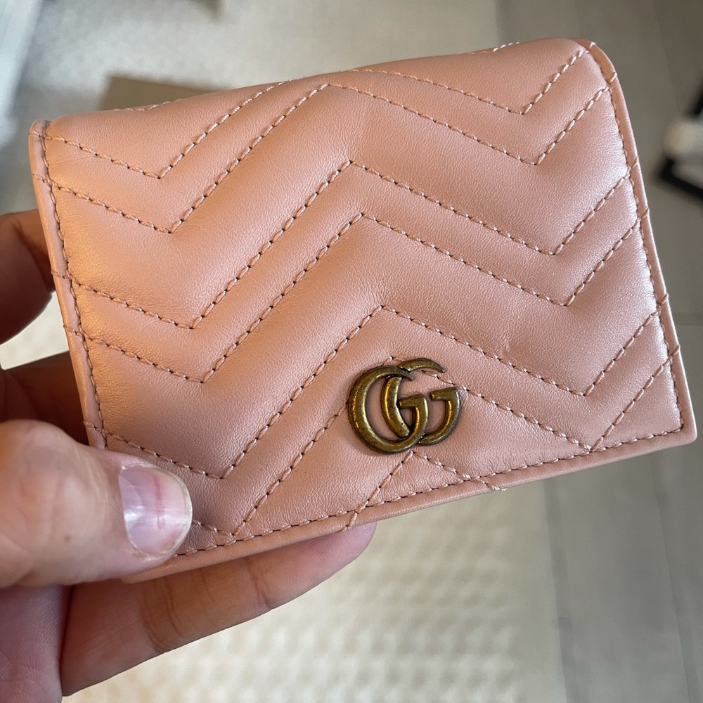 Gucci GG Marmont leather wallet NWT